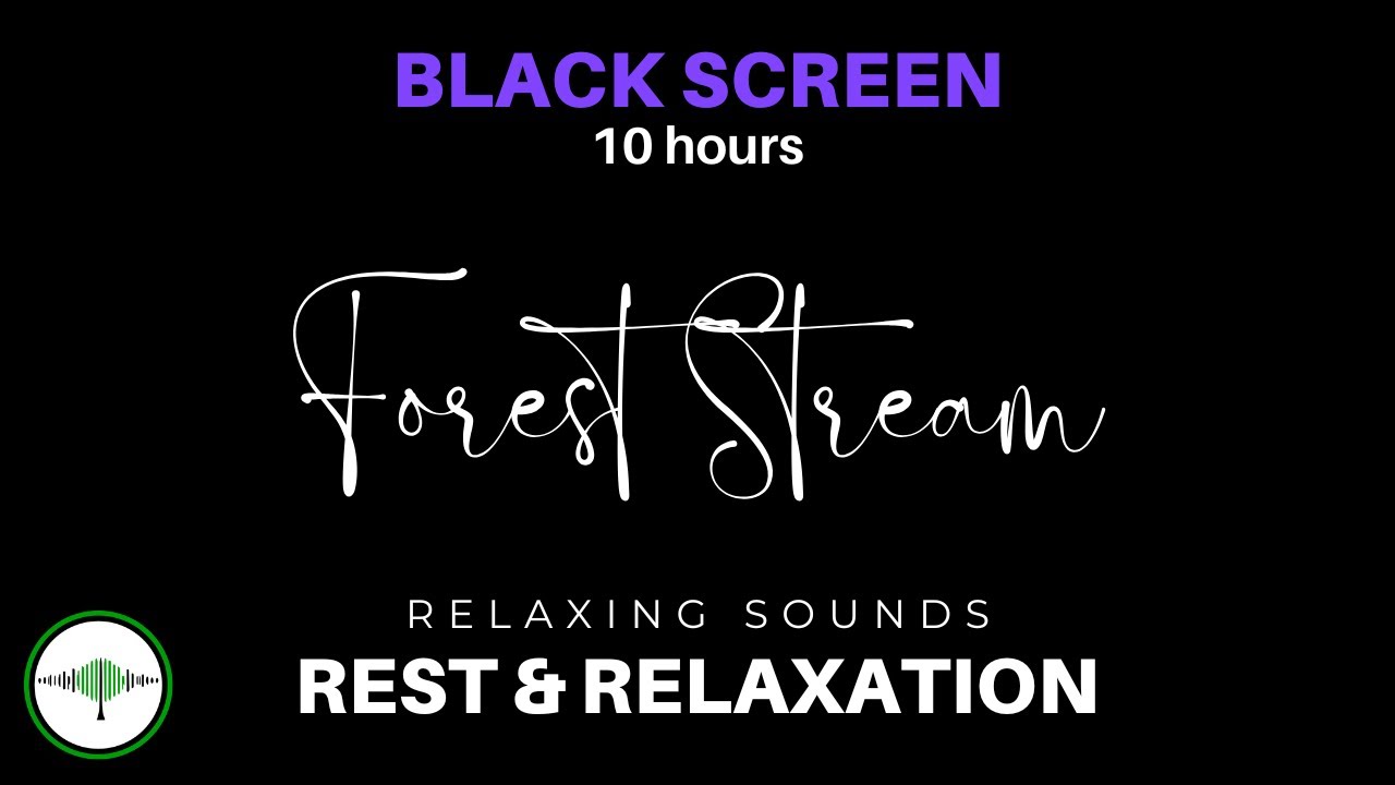 Forest Stream: Tranquil Flow for Deep Calm