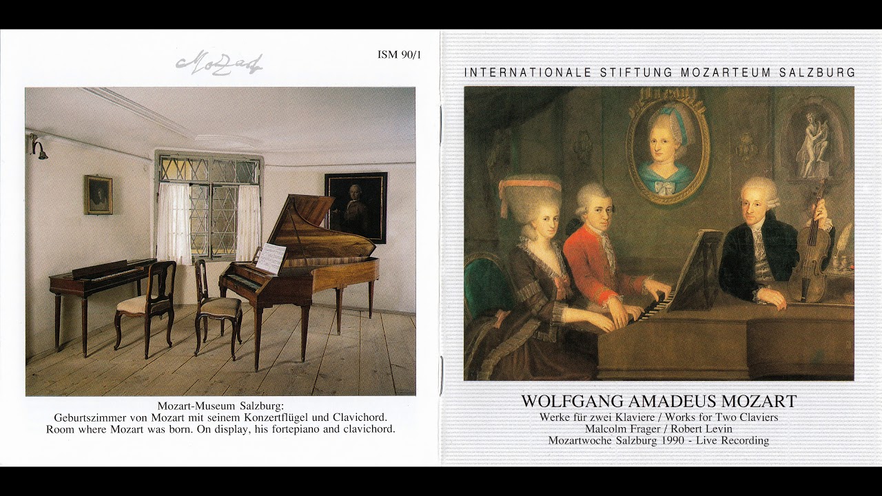 W. A. Mozart – Sonata for Piano 4-hands in C major K. 521 - Levin & Frager [Period Instruments]