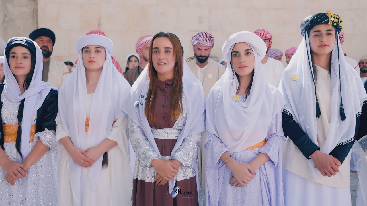 مراسيم أحياء الأزياء تقليدية الإزيدية في لالش المقدس  ختارة فيديو 3/10/2025  4K
