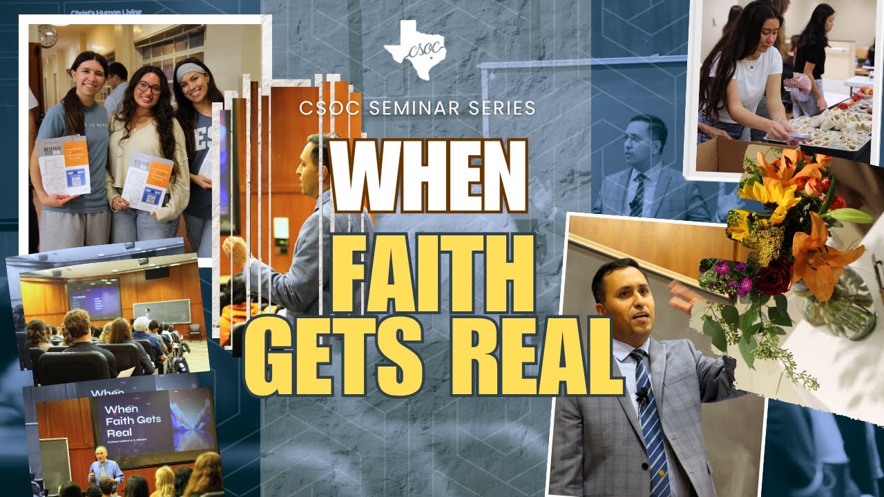 When Faith Gets Real || F25' Seminar Series