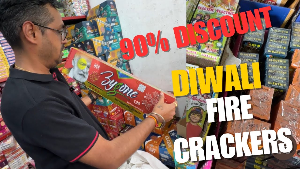 💥Upto 90% Discount on fire crackers 💥#diwali #crackers - Vasavi Fire Crackers 