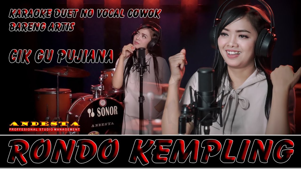 RONDO KEMPLING ~ KARAOKE DUET NO VOCAL COWOK ~ BARENG ARTIS CIK GU PUJIANA