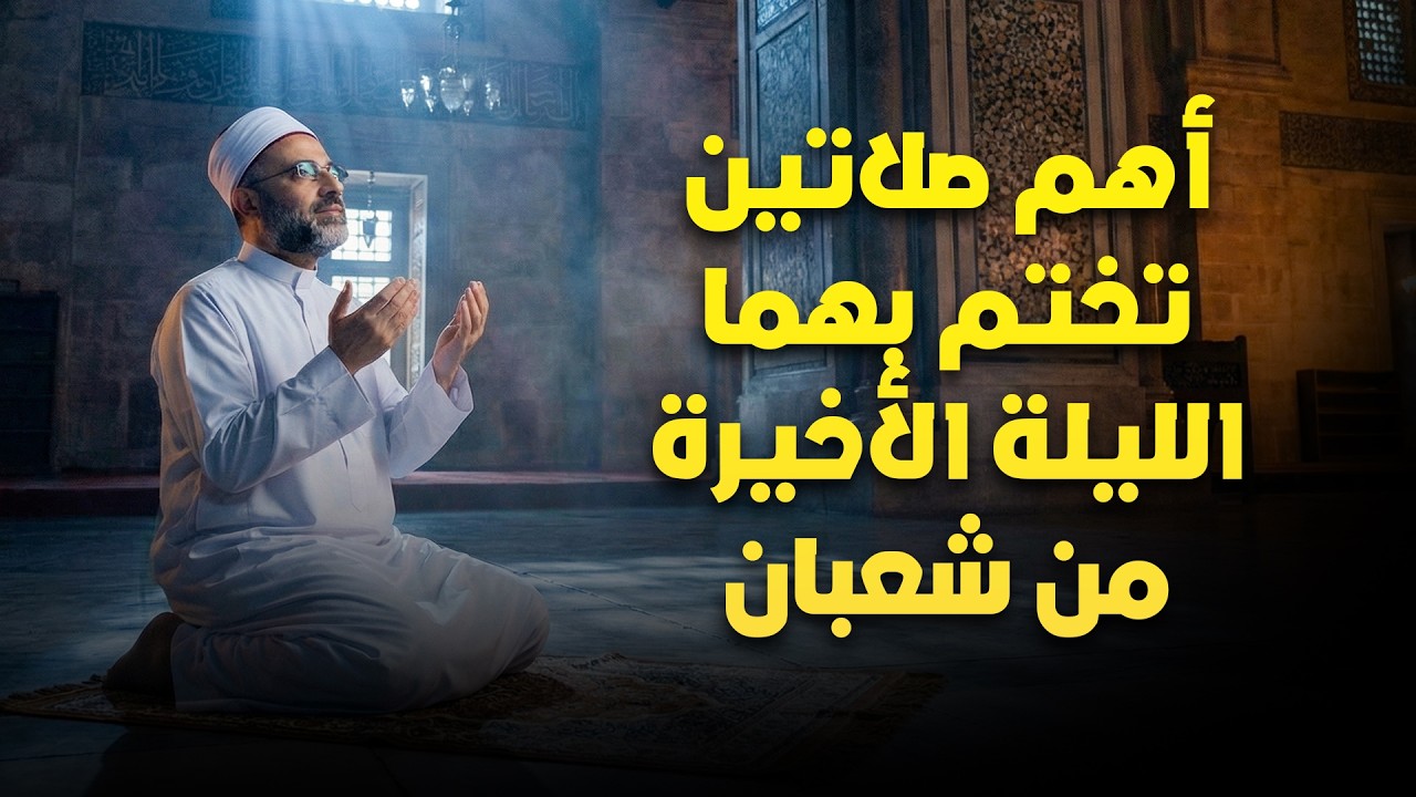 كنز الليلة الأخيرة من شعبان! ركعتان تحققان أمنياتك وتغفر ذنوب العام (لا تفوتها)
