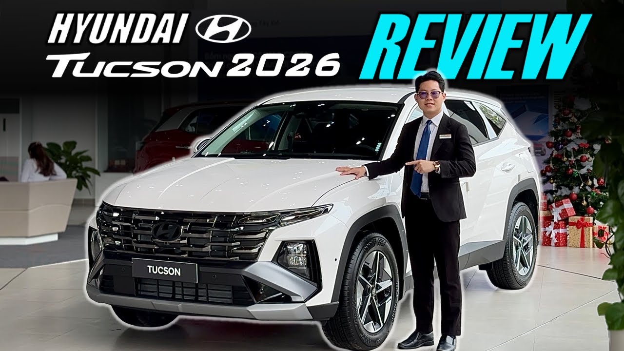 Review Xe Hyundai TUCSON XĂNG ĐẶC BIỆT 2026 Màu Trắng | NEW TUCSON 2026 Giá 859 Triệu Full Option