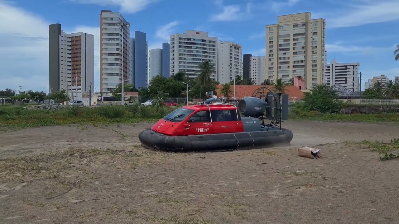 Aerobarco (hovercraft) Diretamente da R&uacute;ssia Para S&atilde;o Lu&iacute;s Maranh&atilde;o... Ve&iacute;culo Anf&iacute;bio... Top!!!