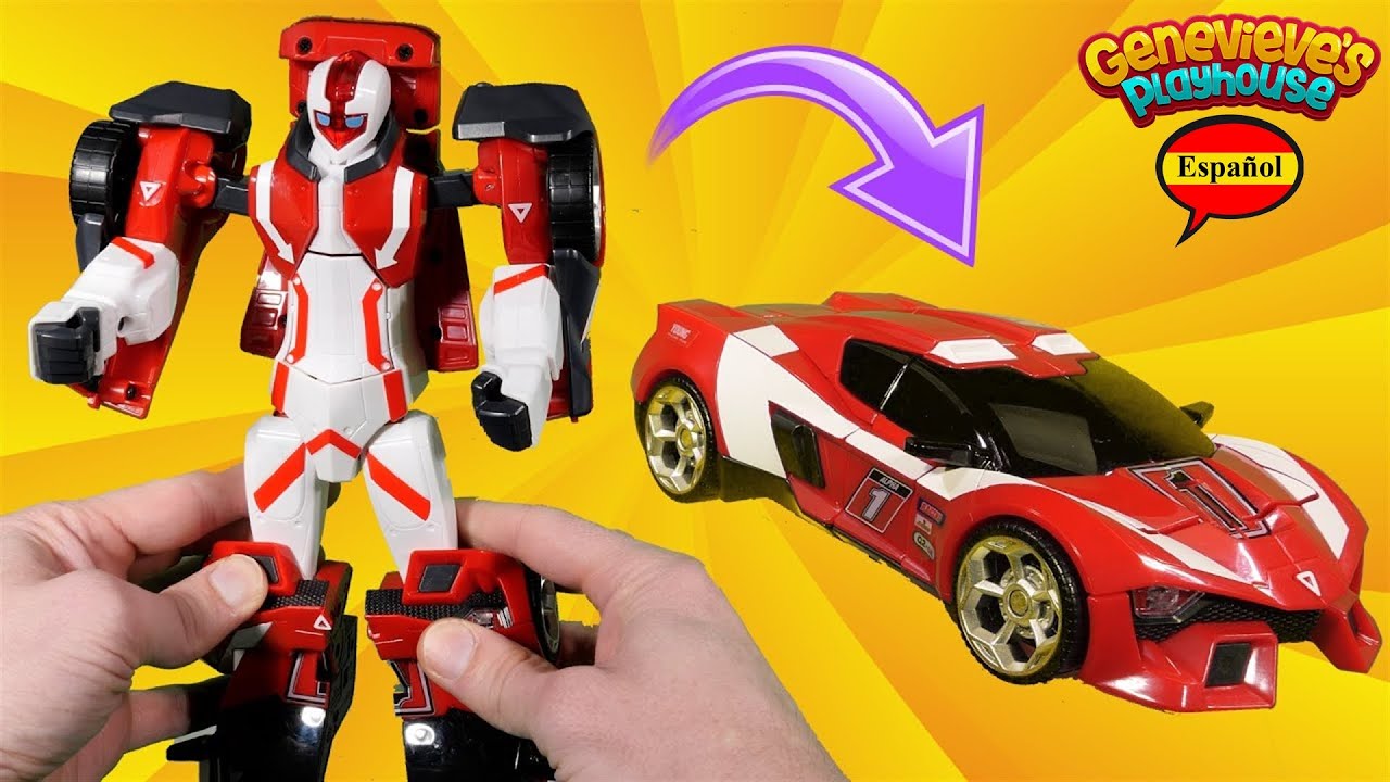 &iexcl;Aprenda nombres de veh&iacute;culos con robots transformadores para ni&ntilde;os!