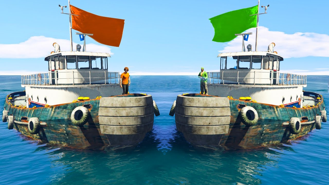 PIRATE FIGHT IN GTA 5! (GTA 5 Funny Moments)