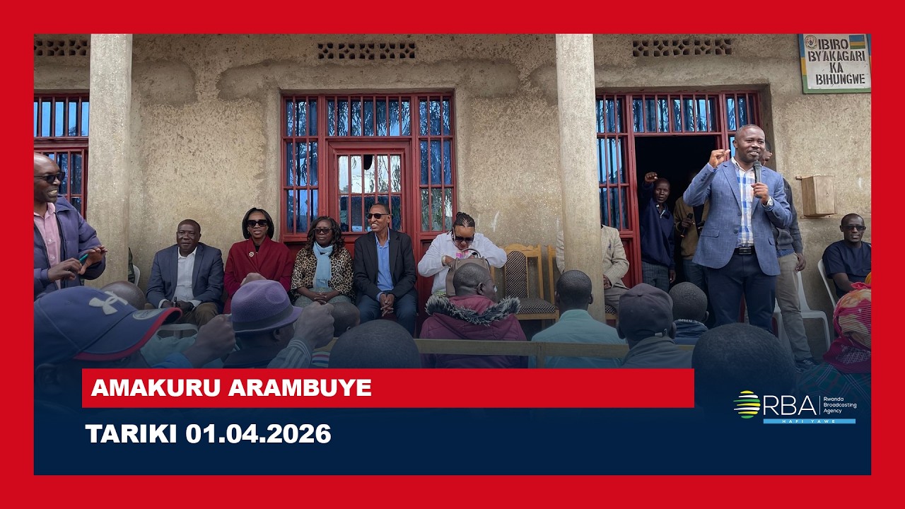 🔴LIVE: AMAKURU ARAMBUYE | Tariki 1 MATA 2026