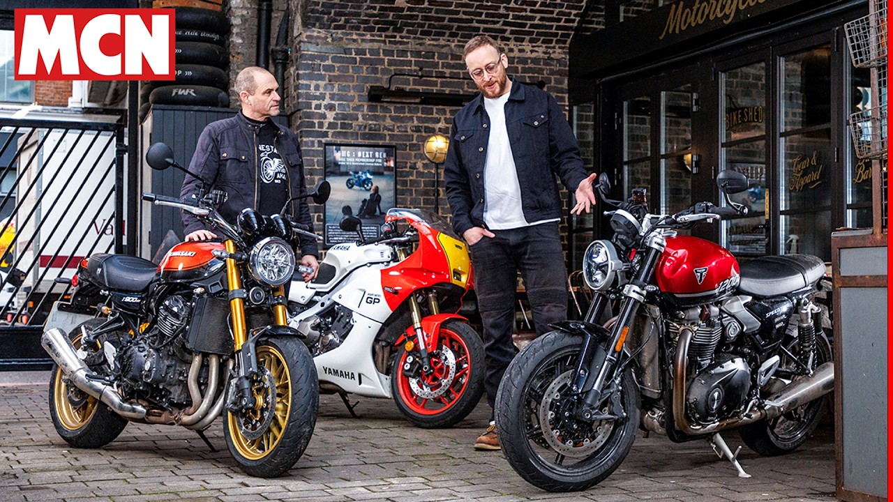 Which 2026 sporty retro? | Speed Twin, Z900RS SE & XSR900 GP rated on feel and appeal | MCN special