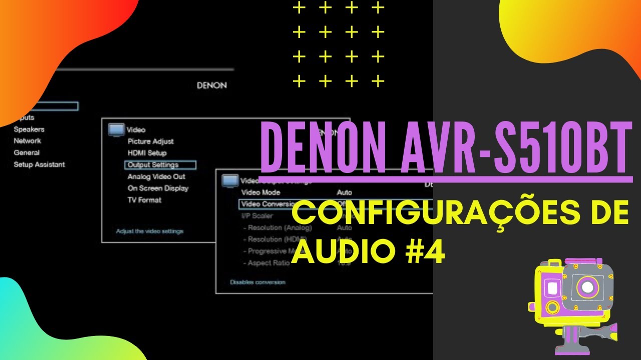 Denon AVR-S510BT configurações de audio #4. Inscreva-se, rifas e cursos👇