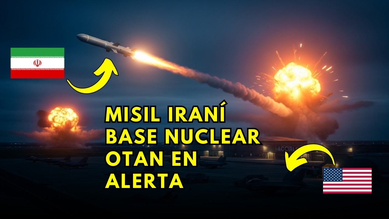 Irán lanza MISIL hacia base NUCLEAR de la OTAN en Turquía | Incirlik bajo amenaza