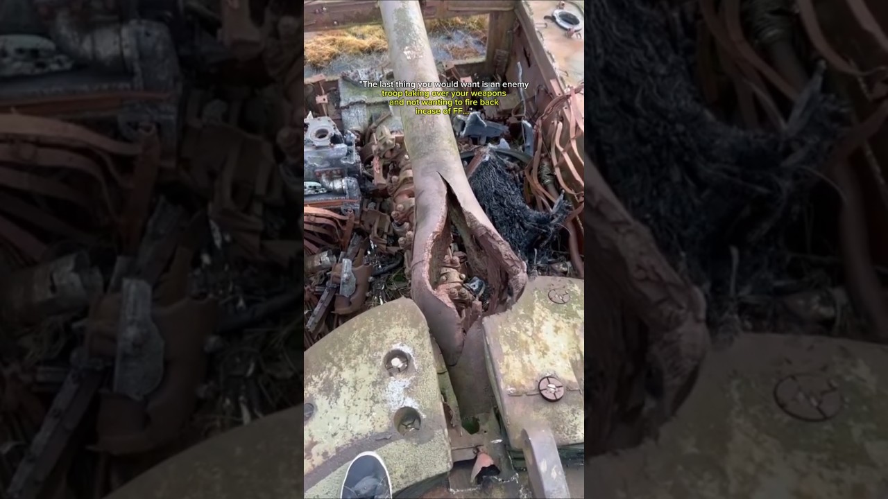 how to decommission a tank in the battlefield...