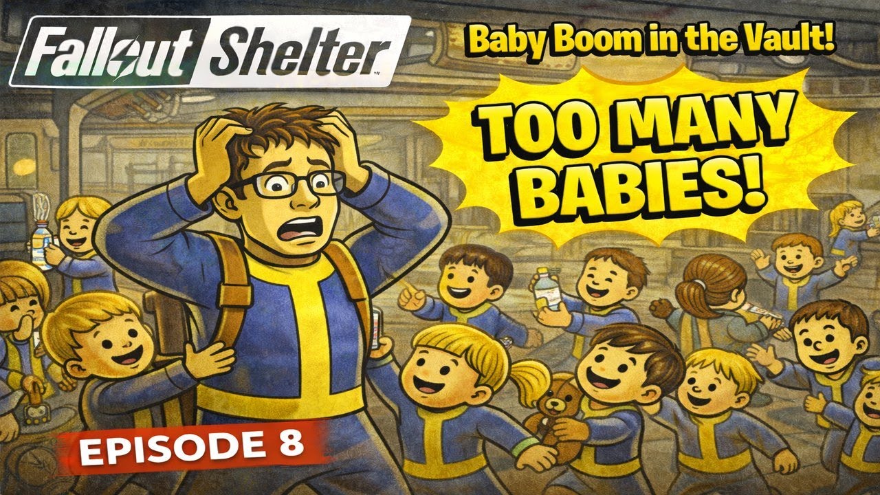 Fallout Shelter | EP 8 | Baby Boom Gone Wrong!!!