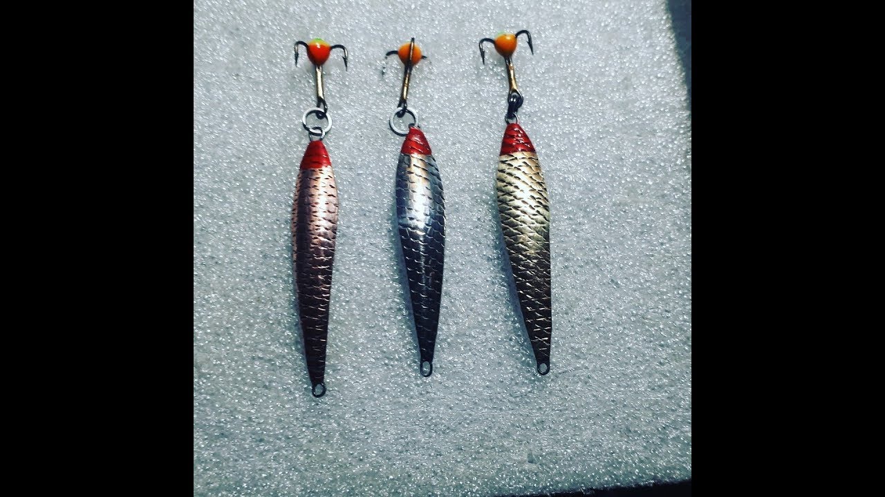 Как нанести чешую на блесне! Посылки от подписчиков