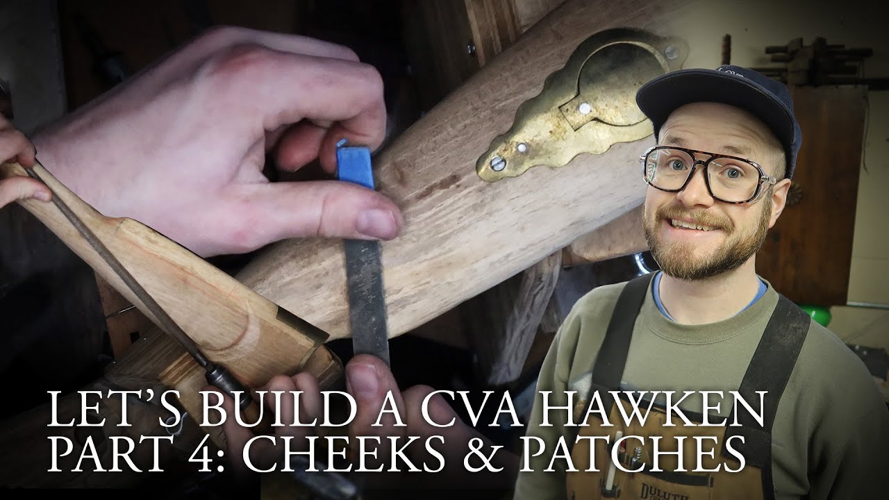 Формирование упора для щеки и установка патчбокса | Давайте построим CVA Hawken, часть 4 | Я любл...