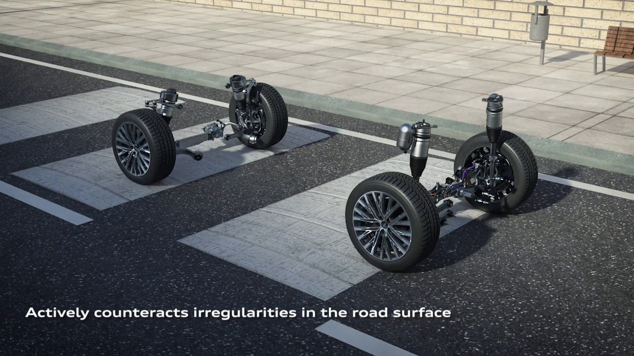 Audi A8 48V Mild Hybrid with Active Suspension