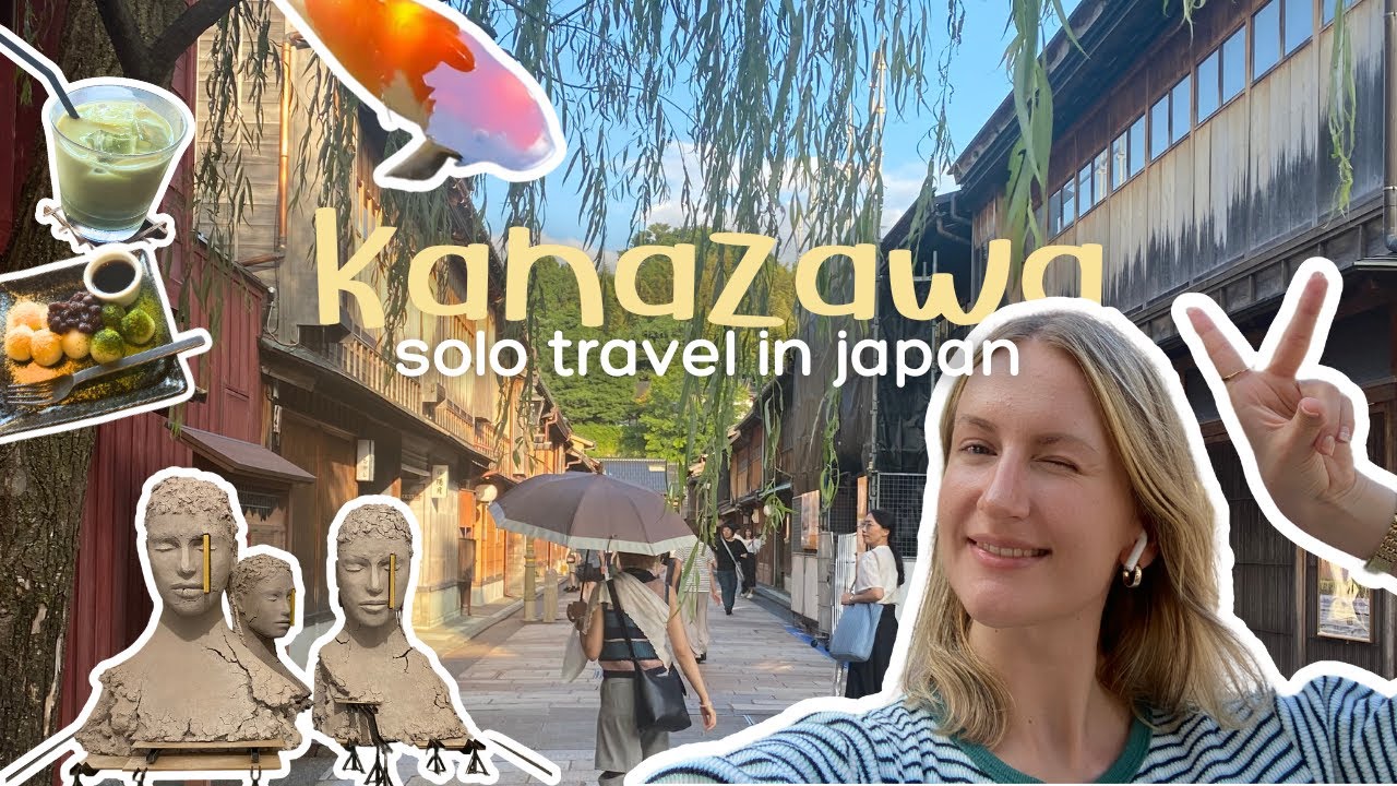 kanazawa solo travel 🌾 museums, gardens and tea houses  🍵 japan vlog