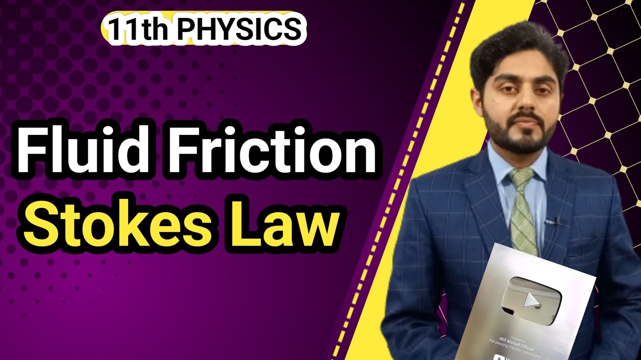 Stokes Law class 11 physics | viscous drag and stokes law class 11 | Fsc part 1 | urdu/ hindi