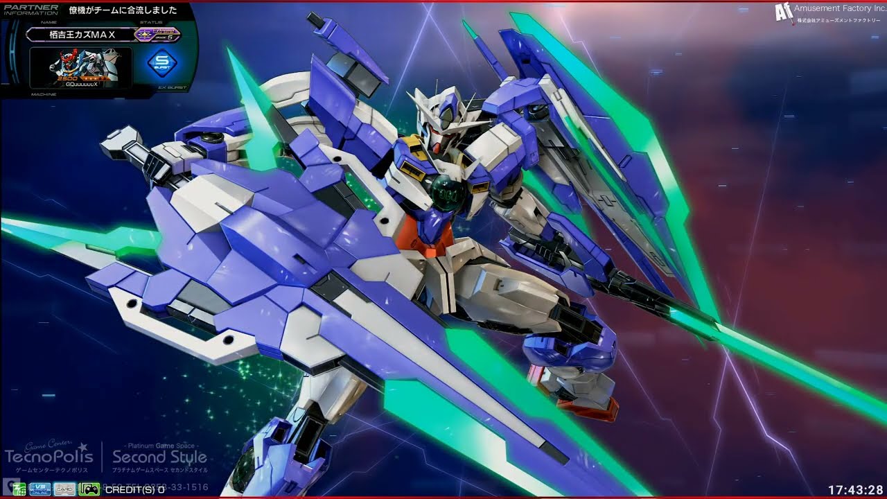 機動戦士ガンダム EXVS.2 インフィニットブースト 配信  #新潟 #長岡市 #ゲームセンターテクノポリス