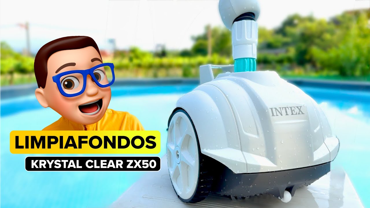 Limpiafondos INTEX KRYSTAL CLEAR ZX50 - Mantén Limpia tu Piscina! 💧