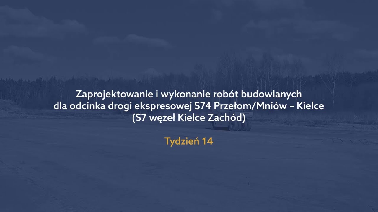 S74 Mniów-Kielce stan prac – 25.03.2025