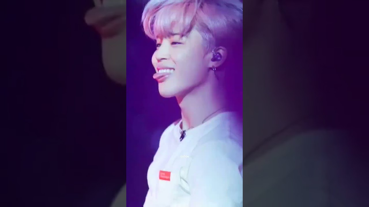 Jimin with Purple Hair 🥵🥵🥵🥵#jimin #btsarmy #trending #ytshorts 👍