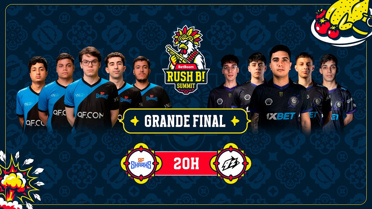 [AO VIVO] Sharks vs 9z Team 🏆 BetBoom RUSH B! Summit Parte Two - Grande Final