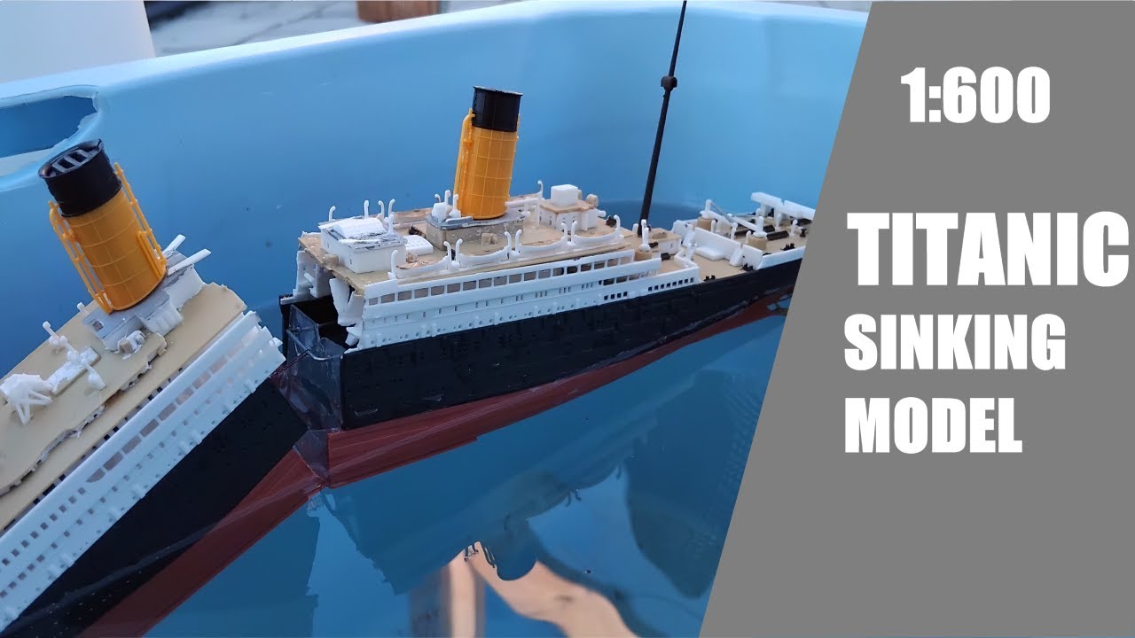 How I built a sinking Titanic model.