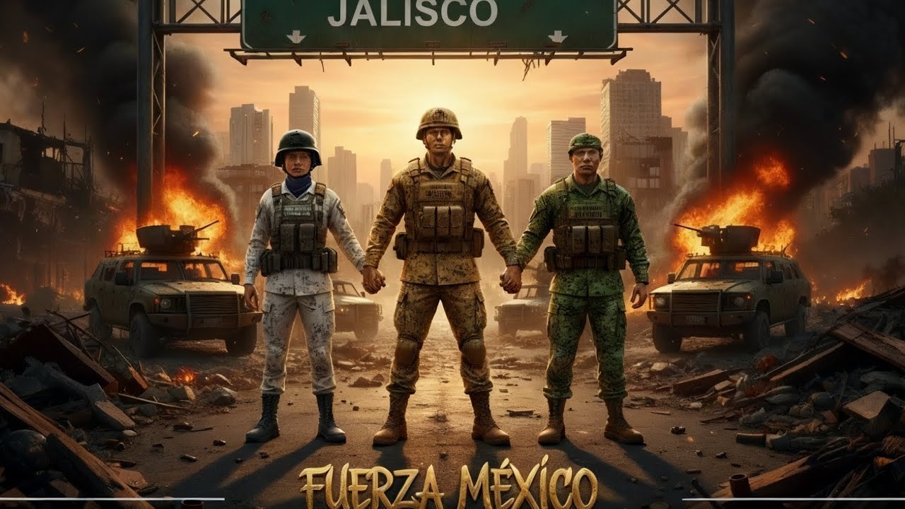 Fuerza Mexico (Situación Jalisco) - García Music #fuerzasespeciales #rap #jalisco #guardia_nacional 