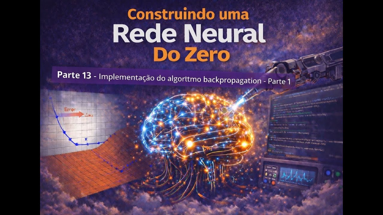 Criando uma rede neural do zero Parte 13 - Implementação do algoritmo backpropagation - Parte 1