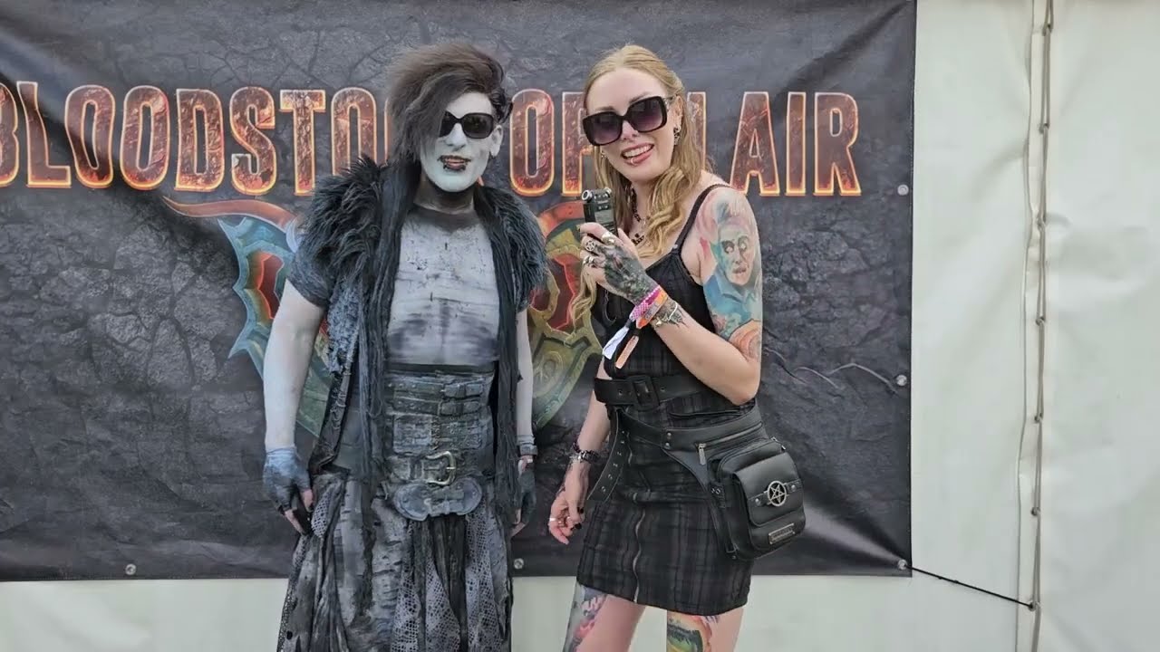 Ben V from the Ludovico Technique talks the Hayley Leggs at Bloodstock 24