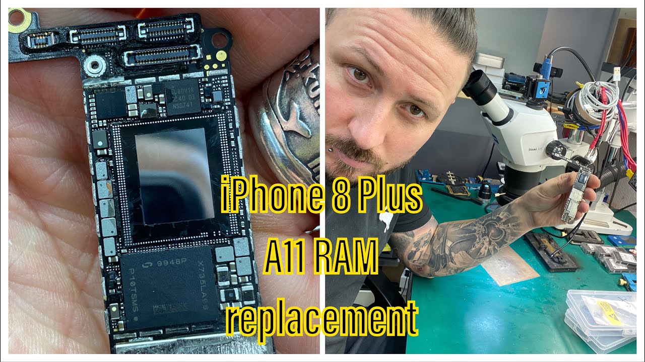 MASTERWORK - iPHONE 8 PLUS A11 RAM REPLACEMENT - FAST & EASY SOLUTION