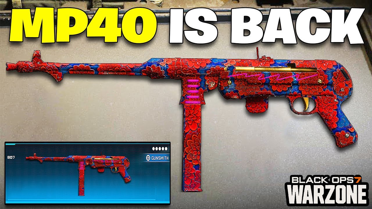 MP40 MELTS Everything! – Best Loadout After Update! 🔥 (Best MP40 Class Loadout for Warzone 3)