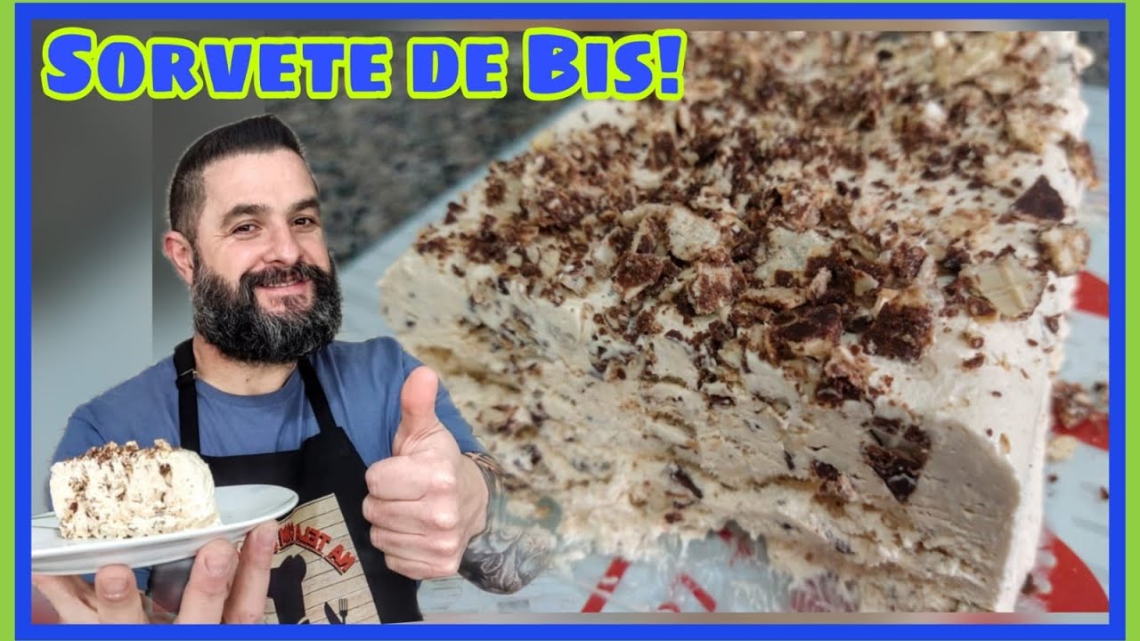 SORVETE DE BIS! [COM APENAS 3 INGREDIENTES]@natelacombaratela4326