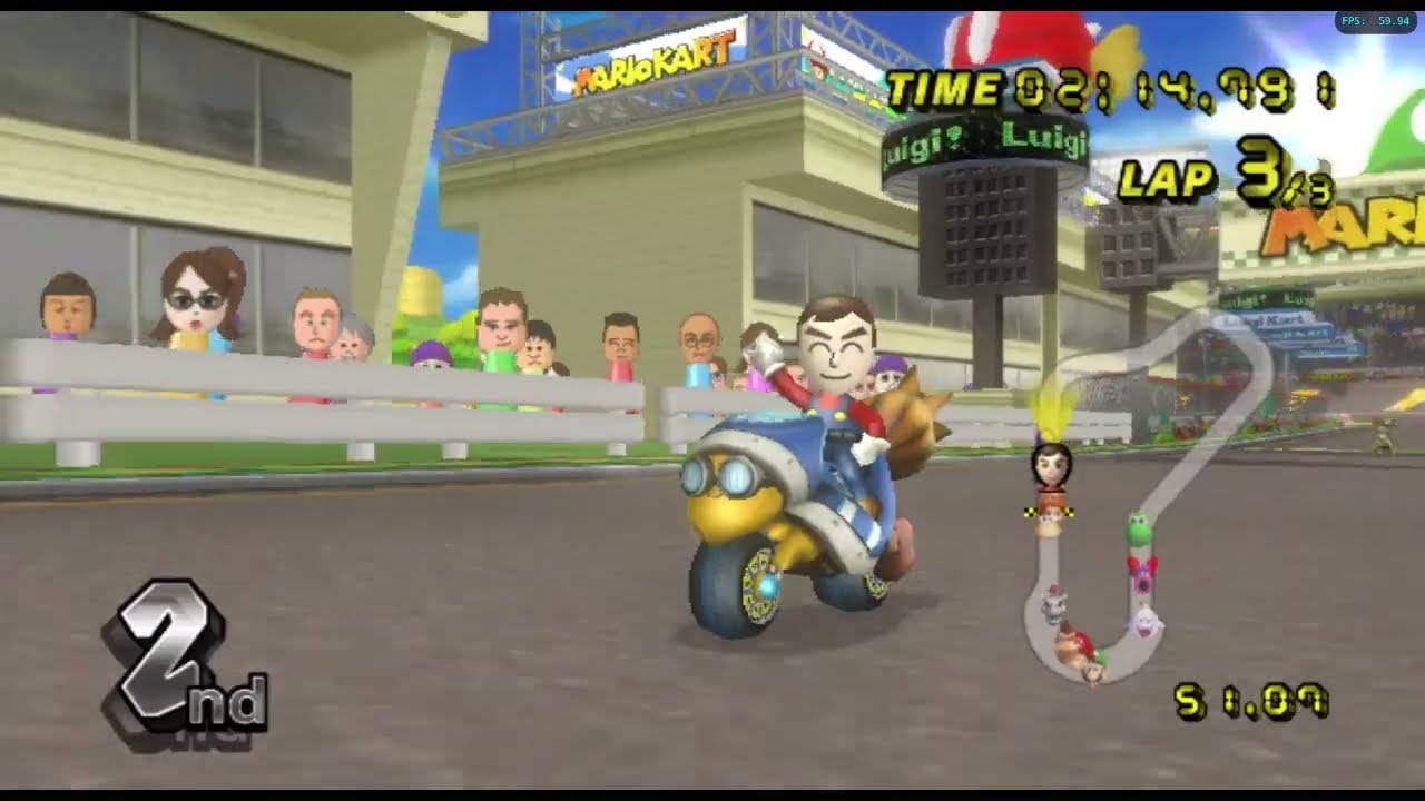 MK Wii All Characters 2nd - 5th Actions (Bikes)