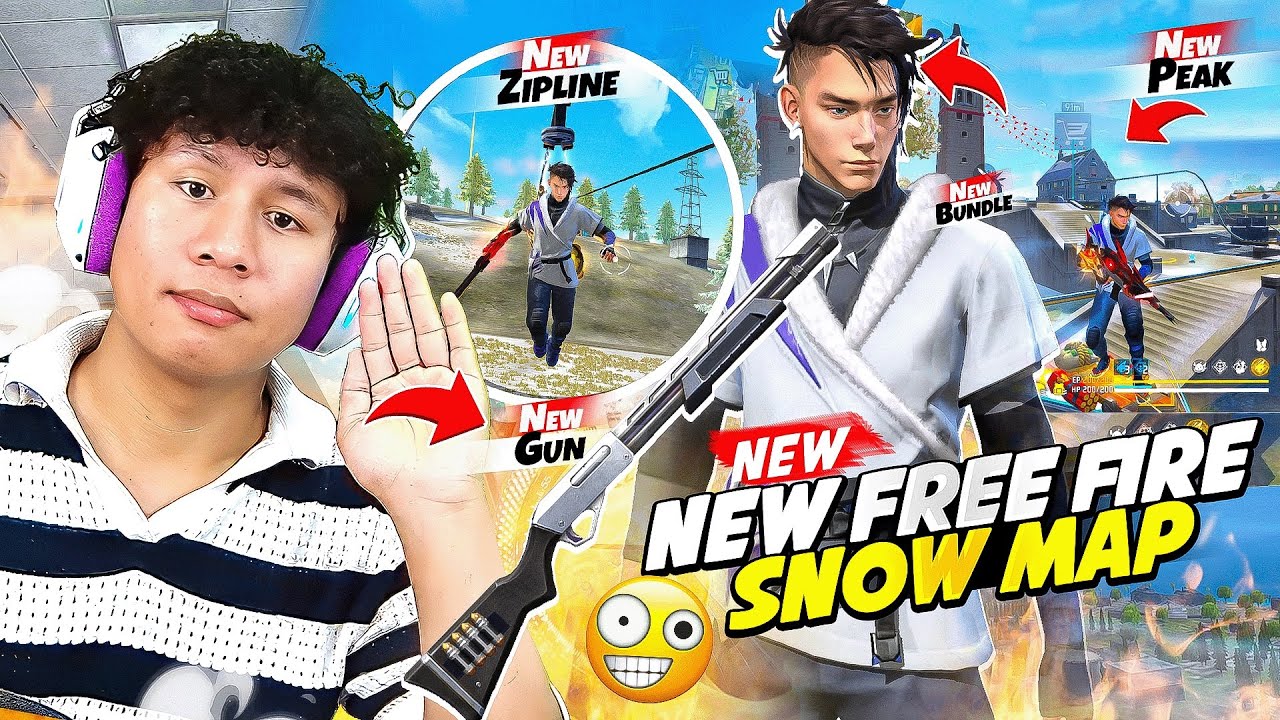 Новая карта Free Fire Snow ⛄️ Slide Winterlands 🥶 Обновление игрового процесса и обзор — Tonde Gamer