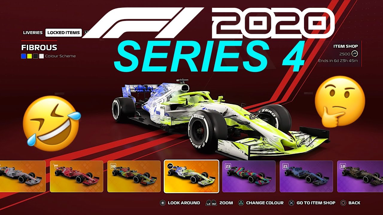 F1 2020 Game - Podium Pass Series 4 ALL ITEMS!
