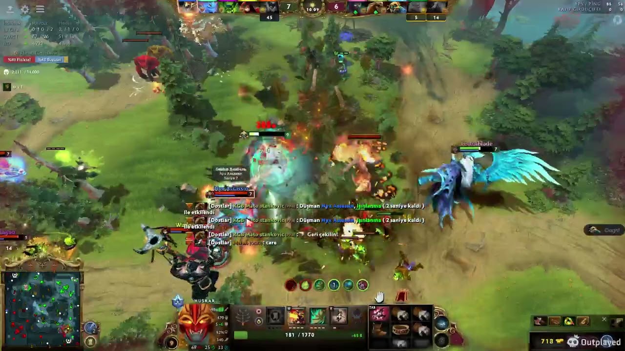Immortal Game// Pos1 Huskar // GamePlay 7.37 // armlet toggle