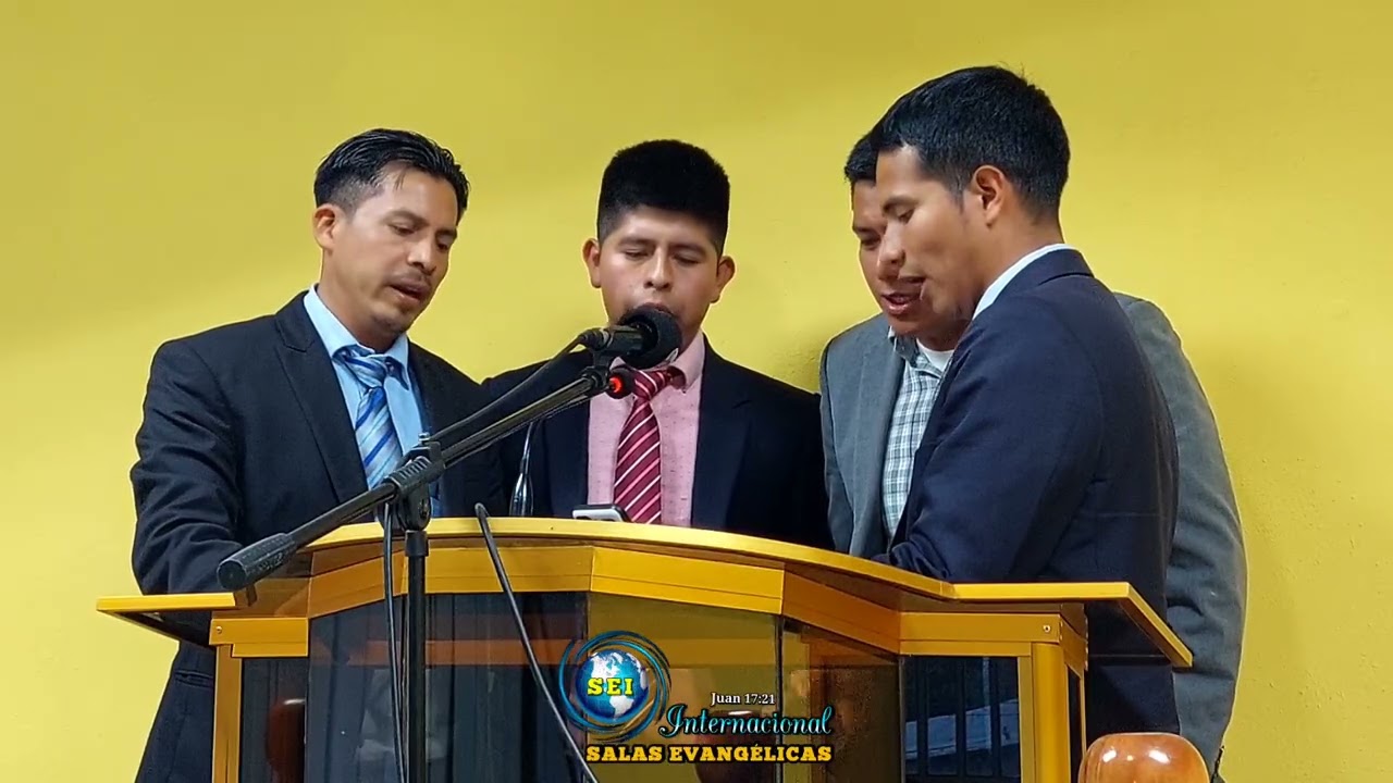 🌎HIMNO || HAY VIDA ❤️CUARTETO: ENGRANDECIDO SEA DIOS. 🌎SALAS EVANGÉLICAS INTERNACIONAL