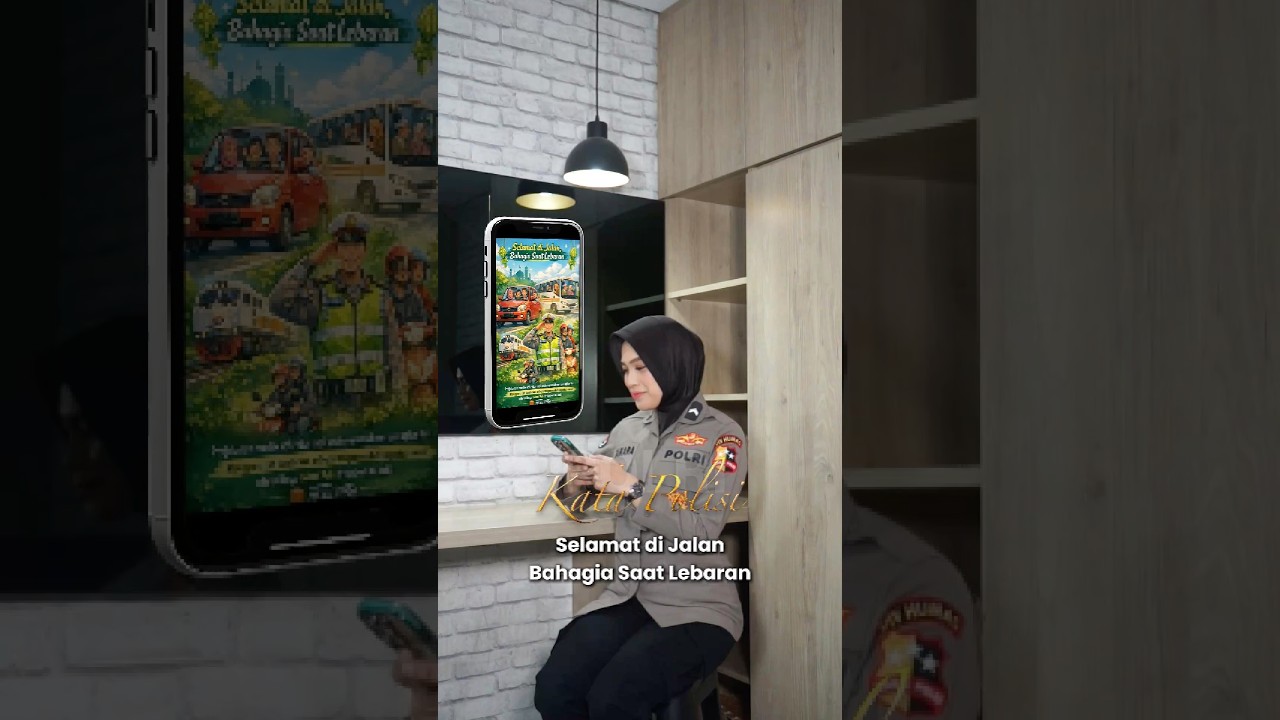 Kata Polisi Selamat di Jalan Bahagia Saat Lebaran