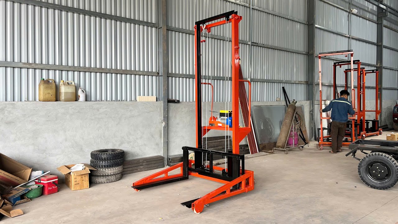 Giải Pháp Nâng Hạ Lên Cao - Xe Nâng Cao 4m Tải Trọng 300kg