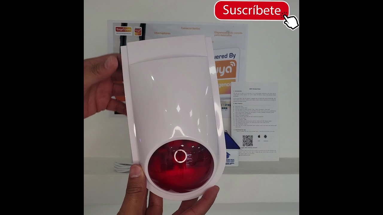 Sirena Estrobo WIFI Tuya Smart