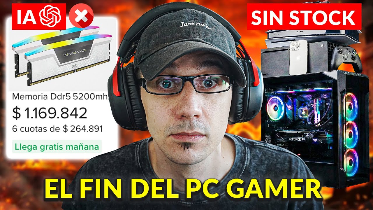 LA CRISIS DE LA RAM EXPLICADA FACIL 🔥 LAS PC GAMER Y CONSOLAS AUMENTAN DE PRECIO EN EL 2026?