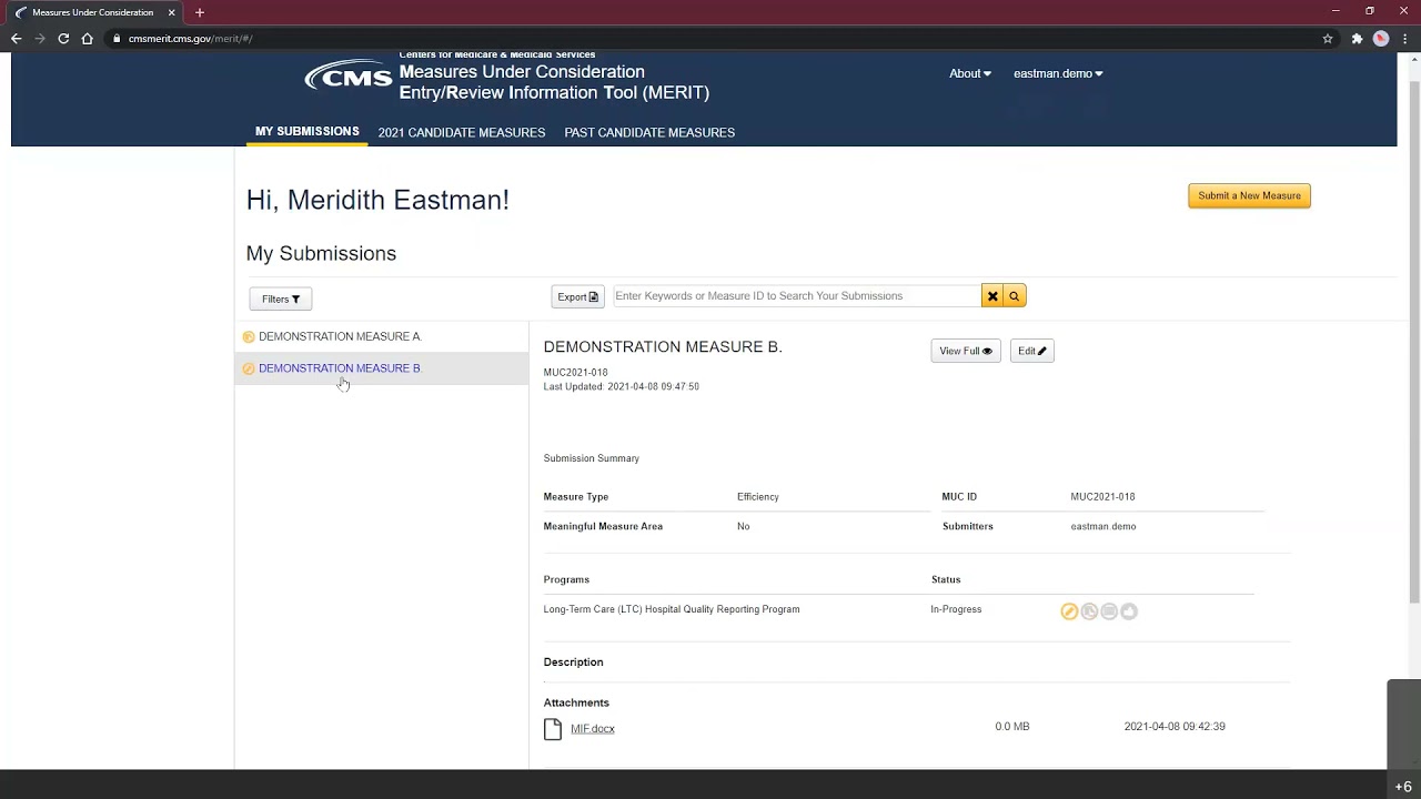 CMS MERIT Tips and Tricks
