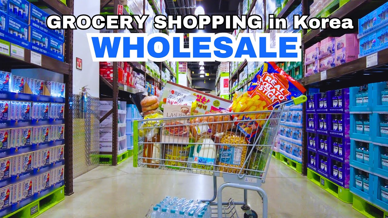 Grocery Shopping in Korea | Wholesale Grocery with Prices | Korean Costco | Summer Food