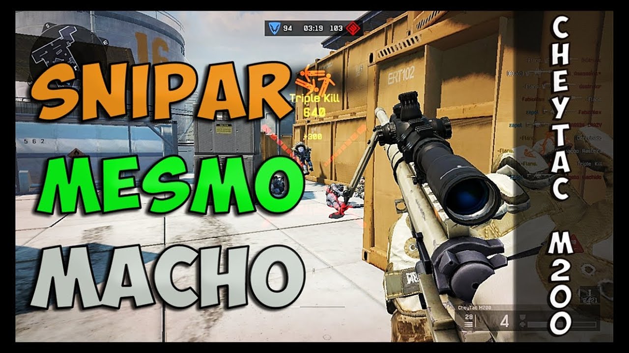 WARFACE : SNIPAR MESMO MACHO / CHEYTAC M200