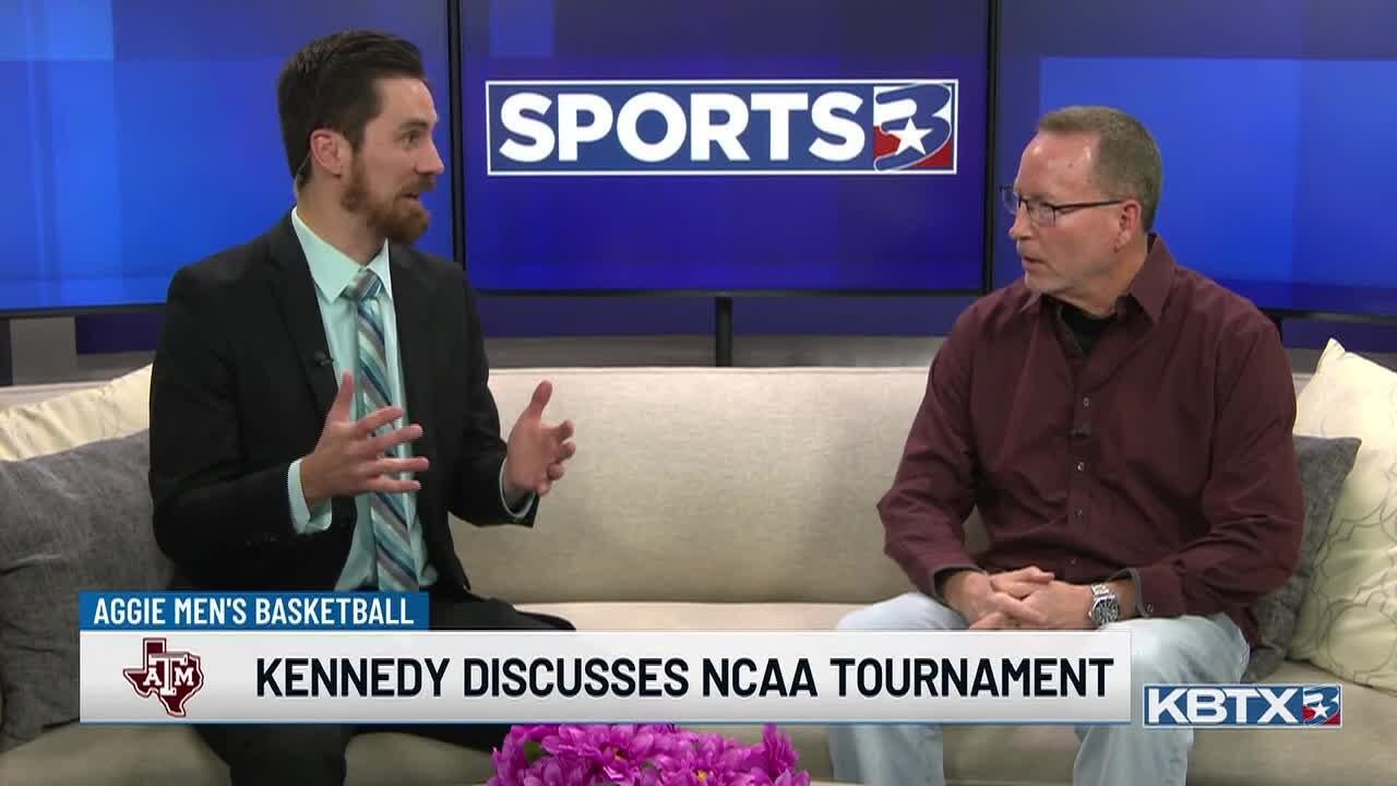 Билли Кеннеди обсудил турнир NCAA с телеканалом KBTX.