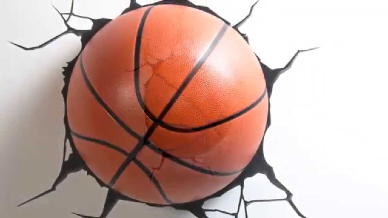 3D LIGHT FX DECO LIGHTS - BASKETBALL LED LIGHTS