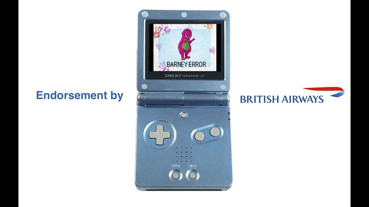 Barney Error Game Boy Advance SP Edition (16+ ONLY)