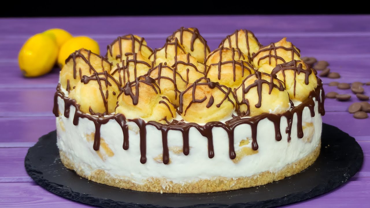 Tort Ecler- cel mai delicios tort cu eclere, toți vor dori să îl guste!